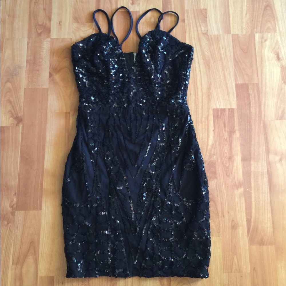 Fashion Nova Black Mini Dress